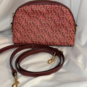 Pink Patterned Crossbody Bag